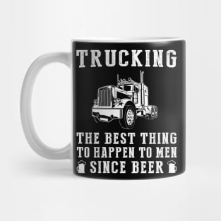 Hauling Laughter: 'Truck - Better Than Beer & Wine' Funny T-Shirt Mug